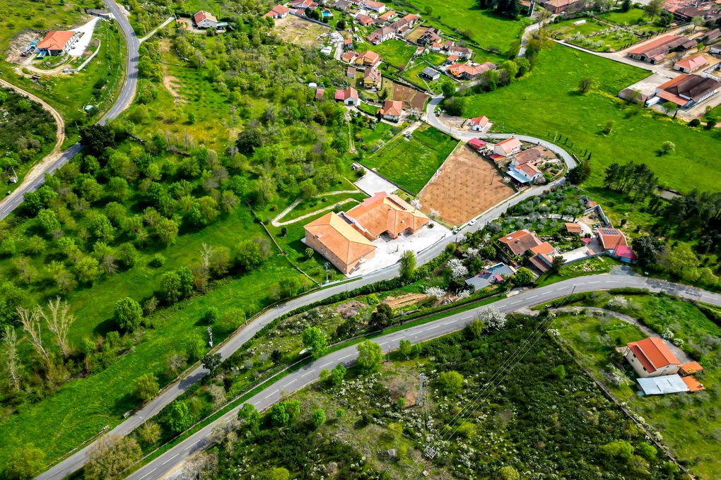 Foto drone da Casa de Repouso Afonso