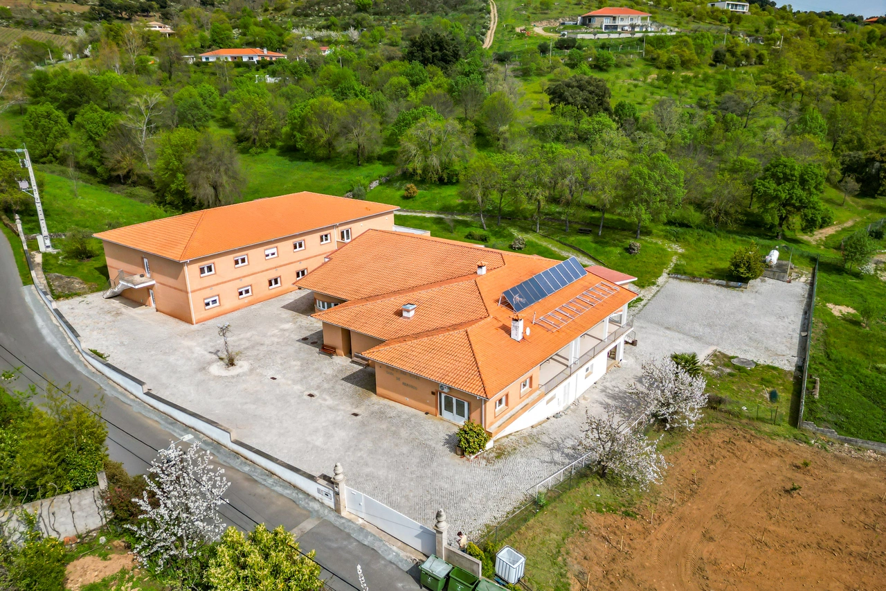 Foto drone da Casa de Repouso Afonso